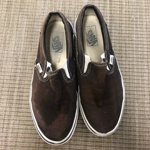 Canvas style black vans women.🖤